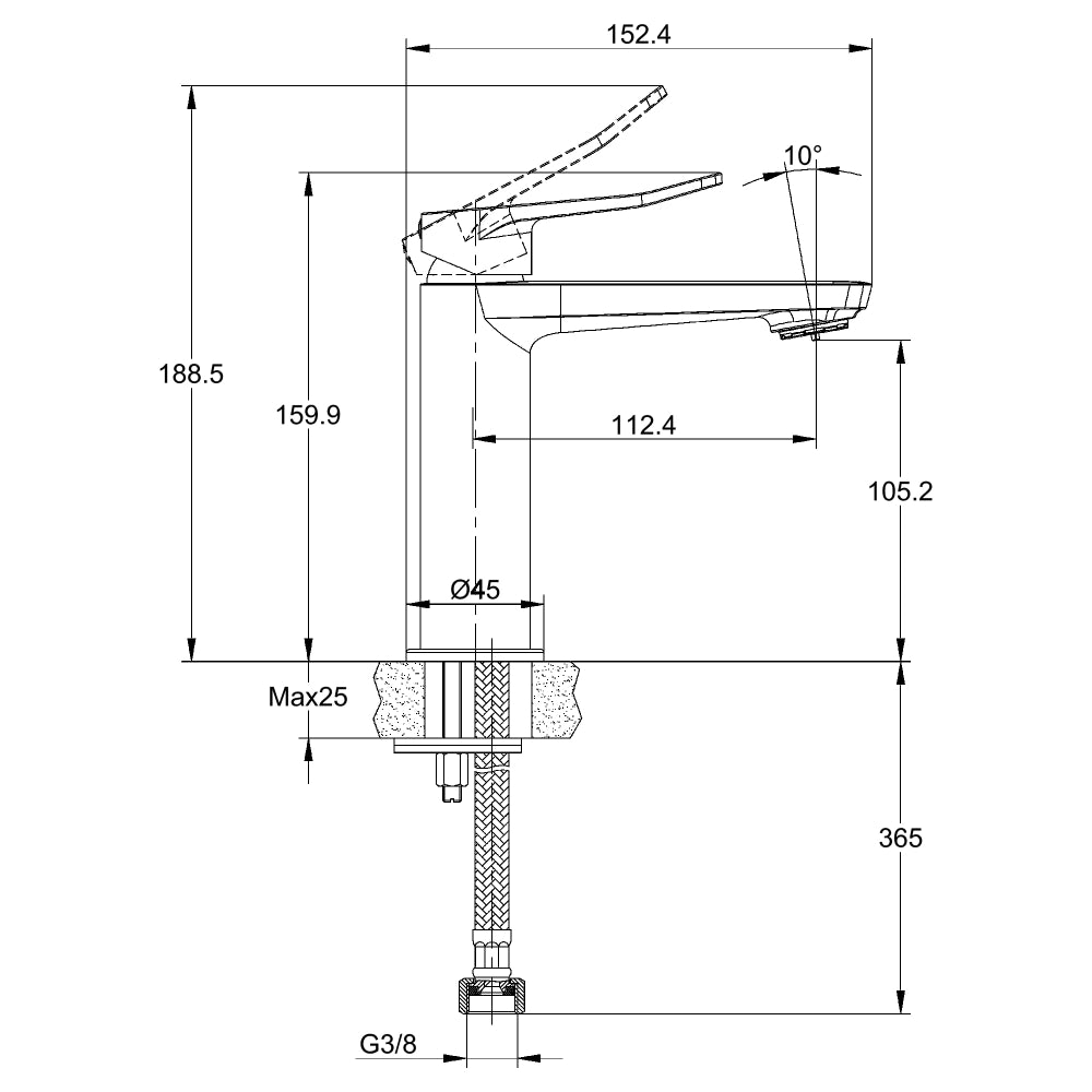 Vera Faucet Set Basin Mixer M RF93763 + Bath Mixer RF93761