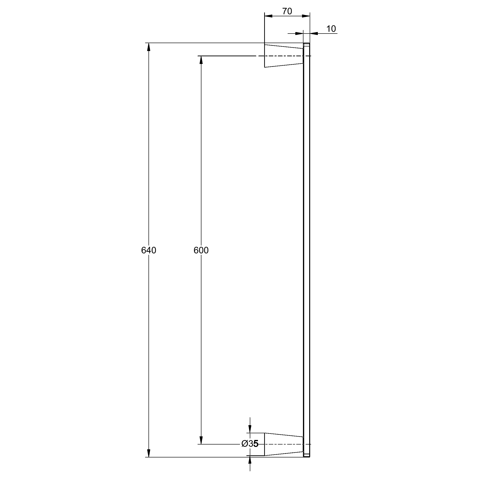Classic Single Towel Bar RF33002