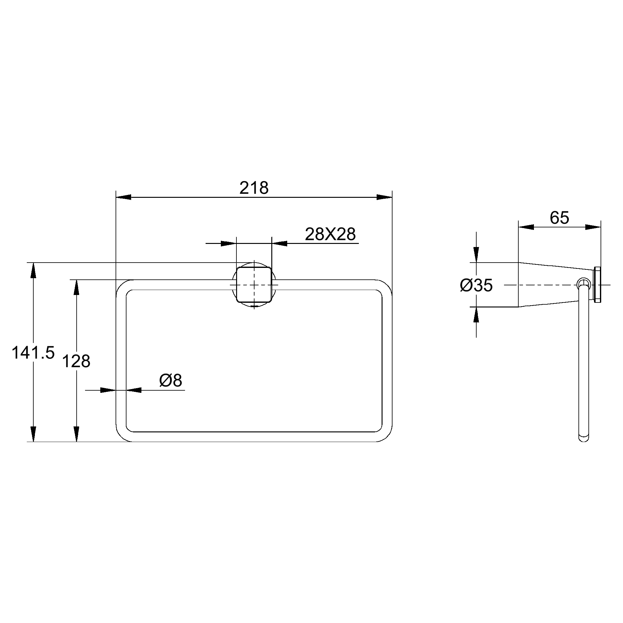 Classic Towel Ring RF33003