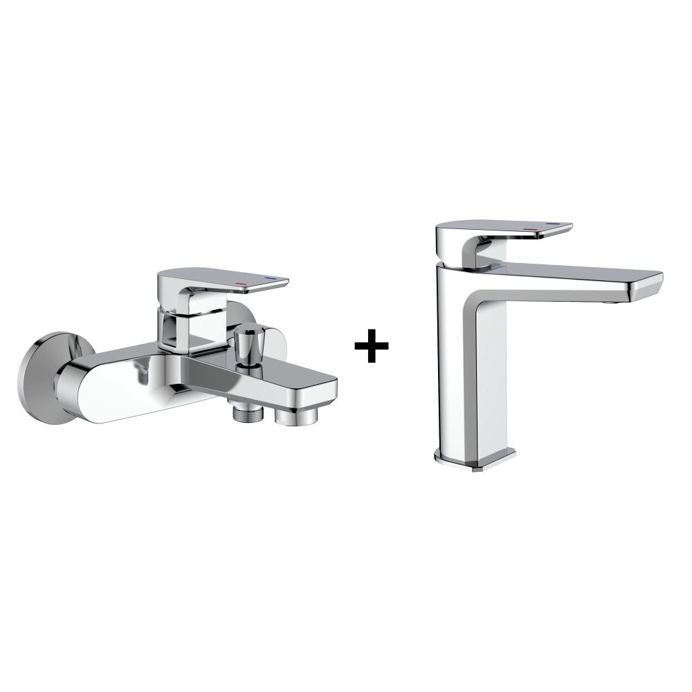 Iris Set Basin Mixer M RF92863 + Bath Mixer RF92861