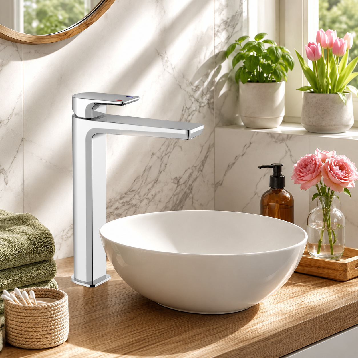 Iris Single Handle Basin Mixer L RF92863A
