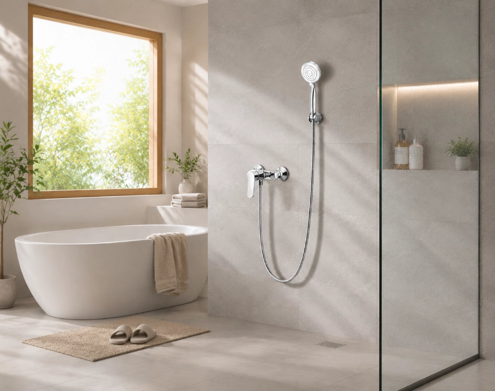 Vera Single Handle Shower Mixer with Hand Shower RF93767.02