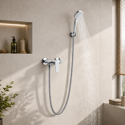 Vera Single Handle Shower Mixer with Hand Shower RF93767.02