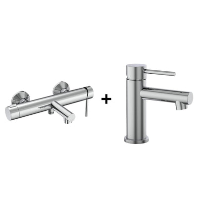 Nova Set Single Handle Basin Mixer M RF94613-2S + Bath Mixer RF93871-4S