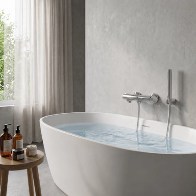Nova Set Single Handle Basin Mixer M RF94613-2S + Bath Mixer RF93871-4S