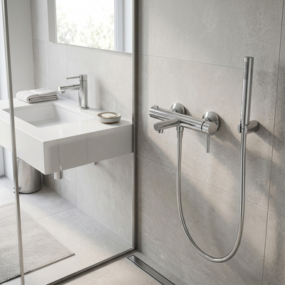 Nova Set Single Handle Basin Mixer M RF94613-2S + Bath Mixer RF93871-4S