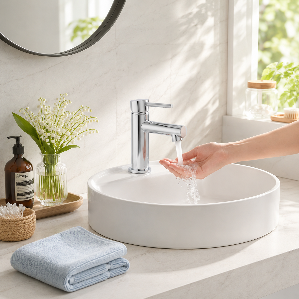 Nova Single Handle Basin Mixer M RF94613-2S