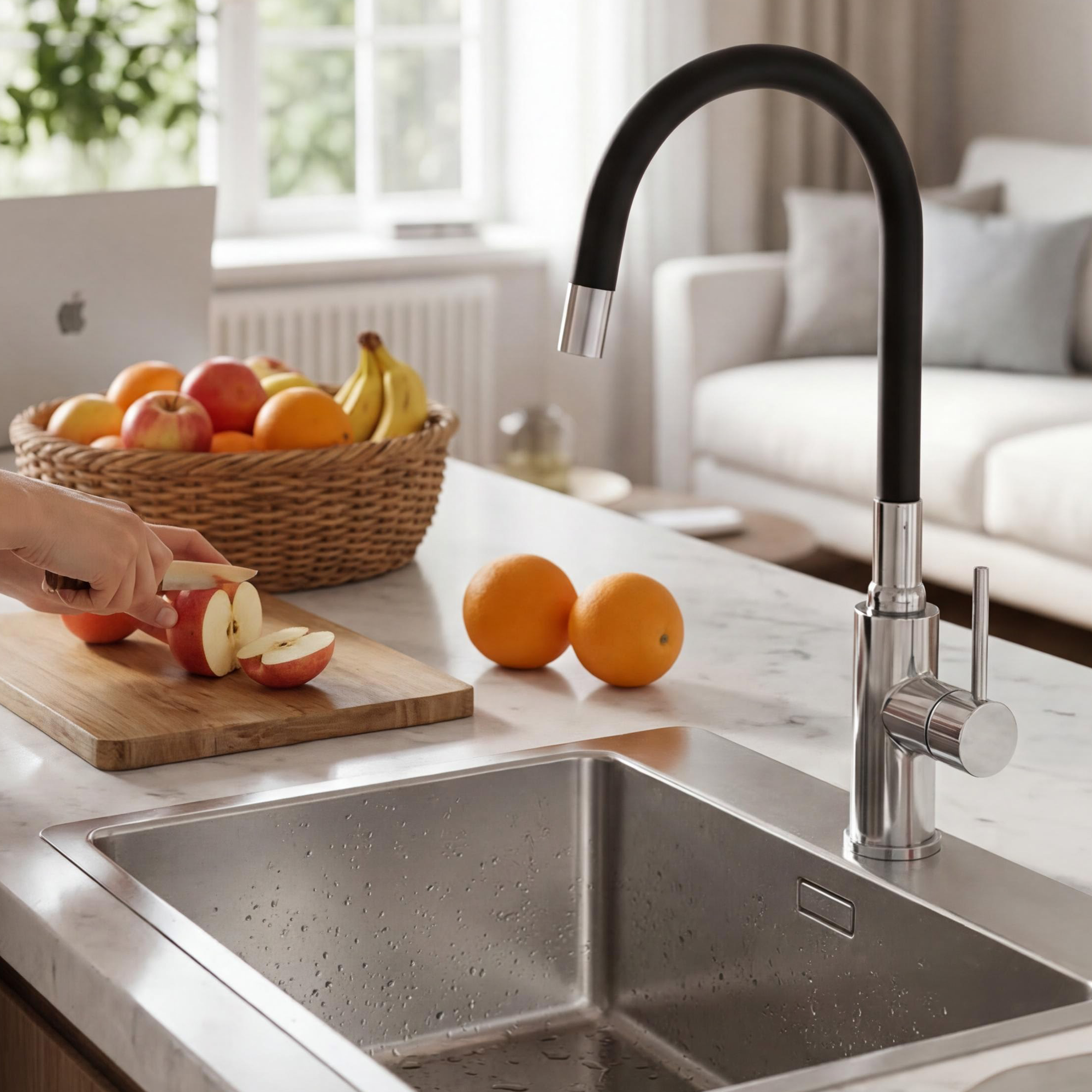 FLEX 360° Single Handle Kitchen Mixer RF62035-3-A-S
