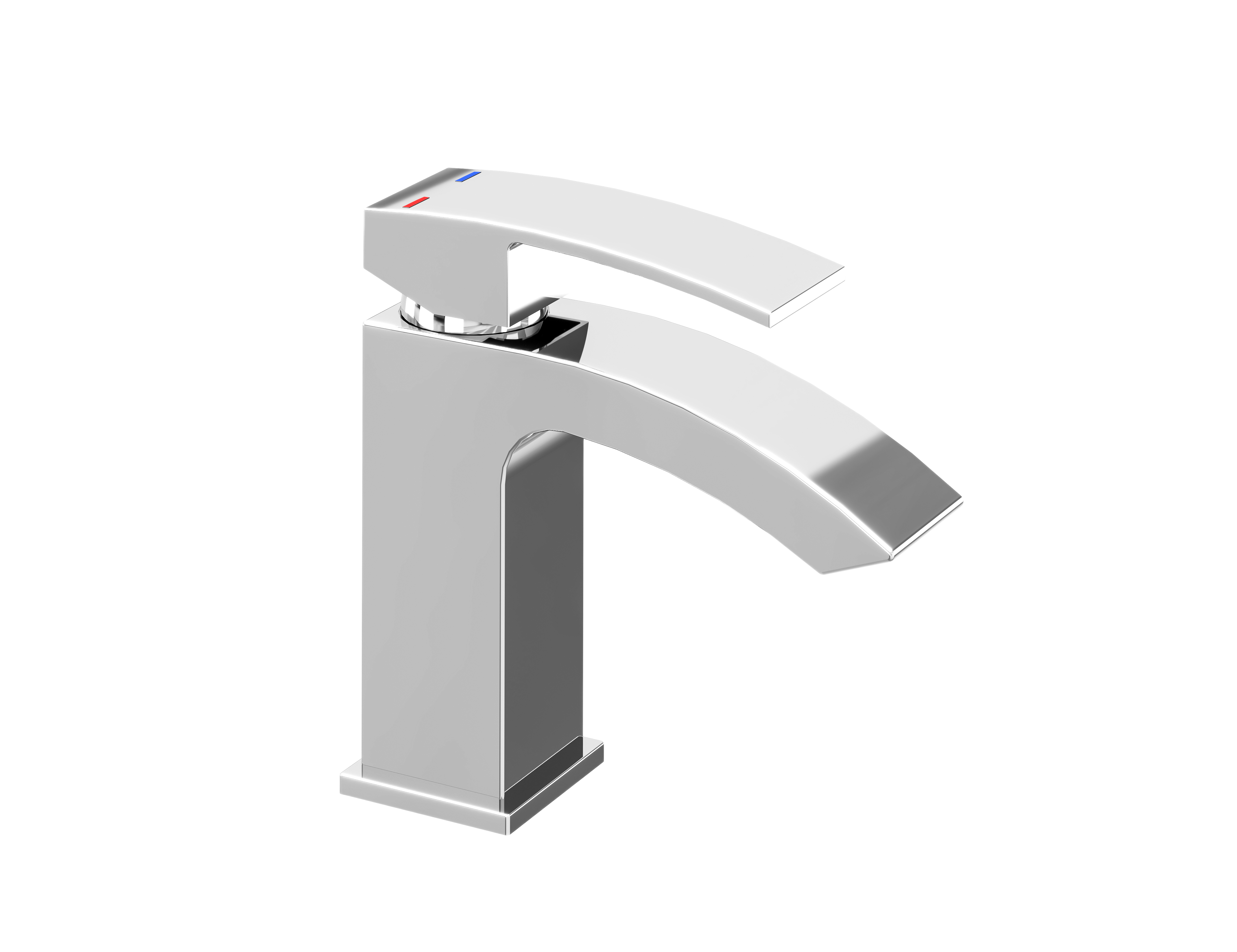 Square Single Handle Basin Mixer RF90783