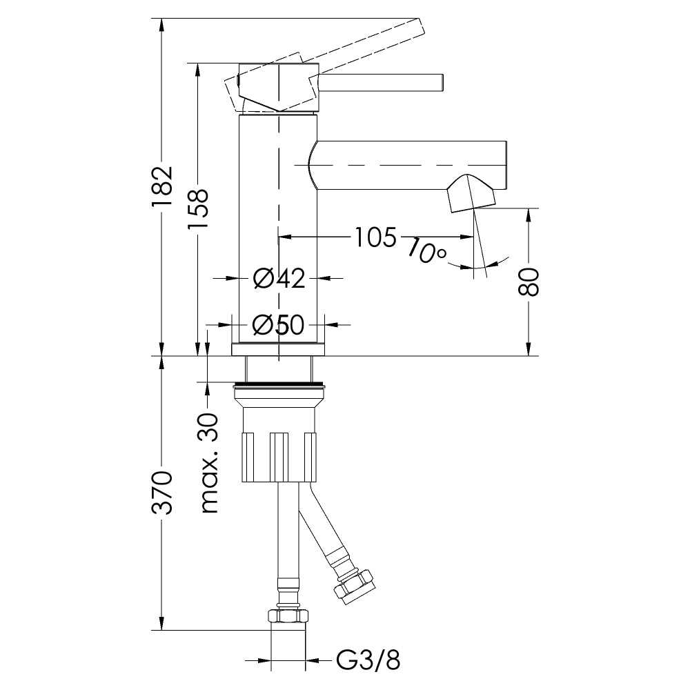 Nova Set Single Handle Basin Mixer M RF94613-2S + Bath Mixer RF93871-4S