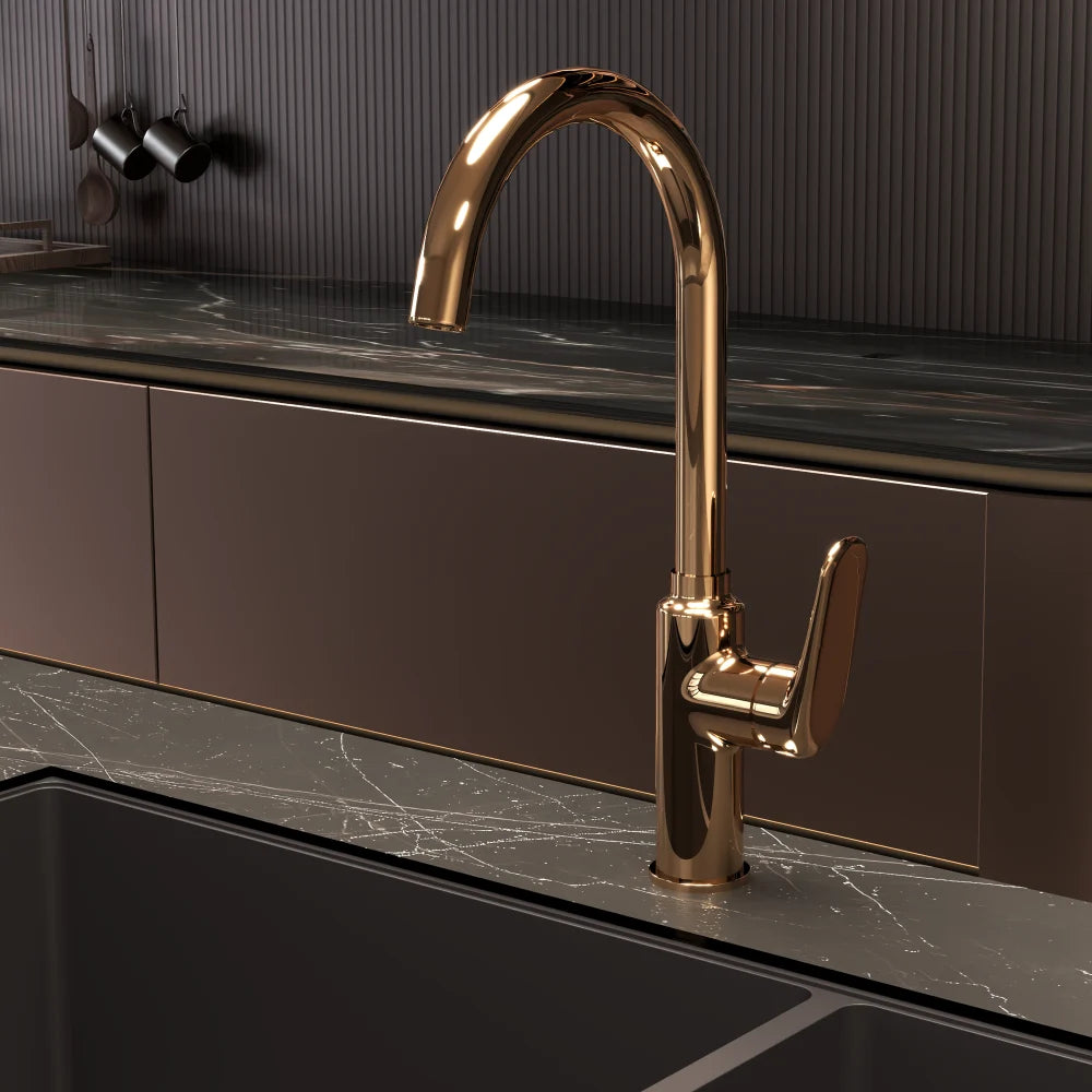 Flora Single Handle Kitchen Mixer Rose Gold RF94755