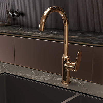 Flora Single Handle Kitchen Mixer Rose Gold RF94755