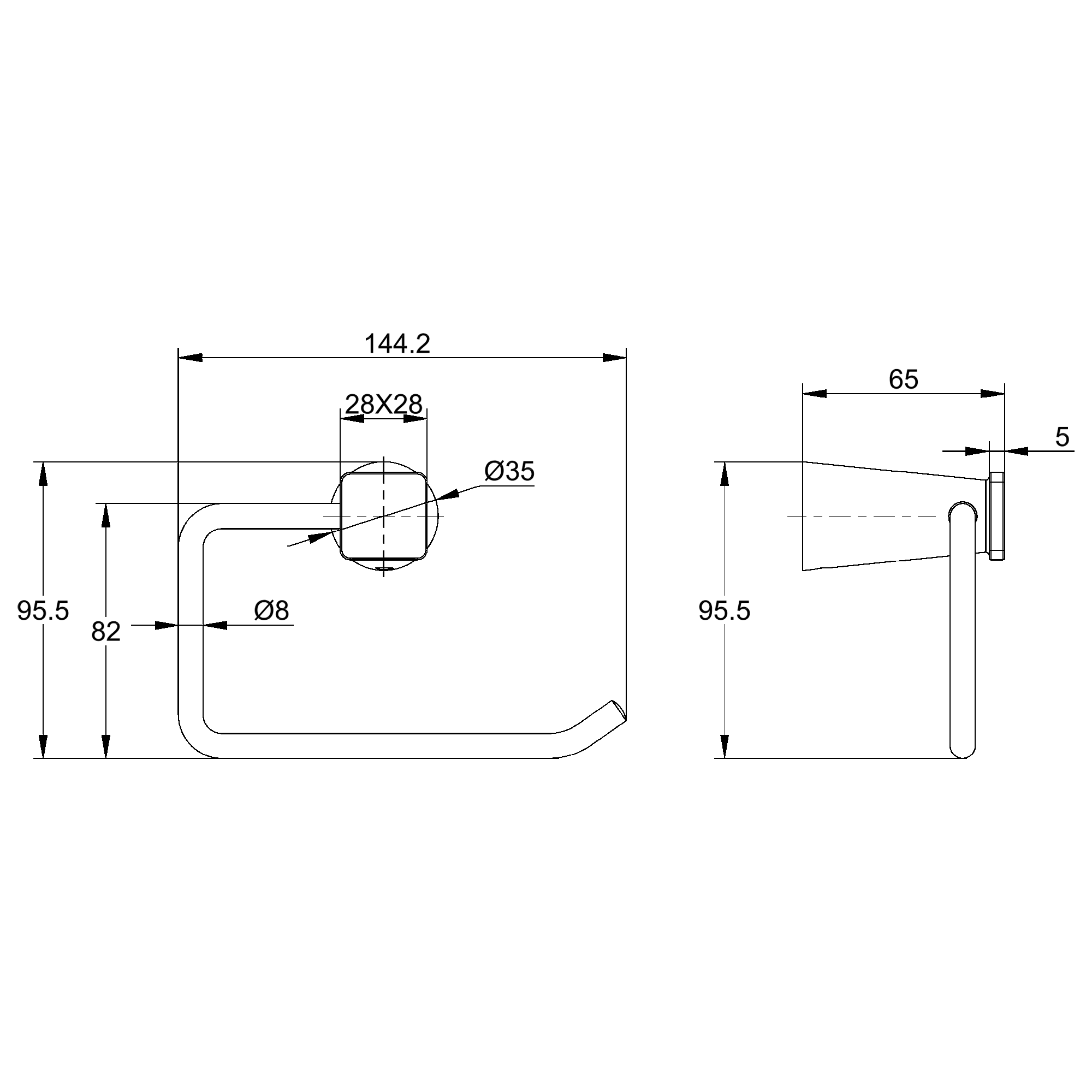Classic Toilet Paper Holder RF33007