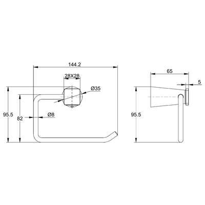 Classic Toilet Paper Holder RF33007